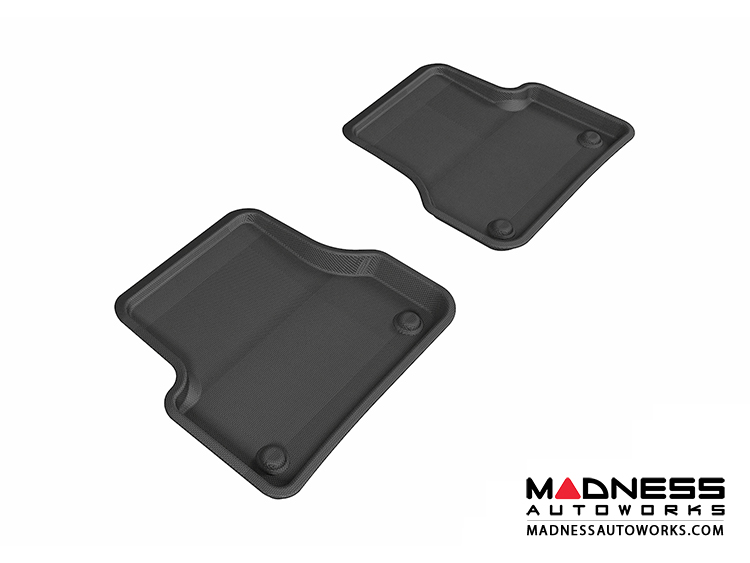 Audi A6/ S6/ A7 Floor Mats (Set of 2) - Rear - Black by 3D MAXpider (2012-)